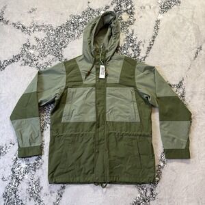 Alpine Design Jacket Mens Size S Olive Green Hooded Full Zip Sport Windbreaker